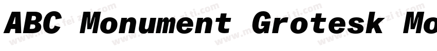 ABC Monument Grotesk Mono字体转换